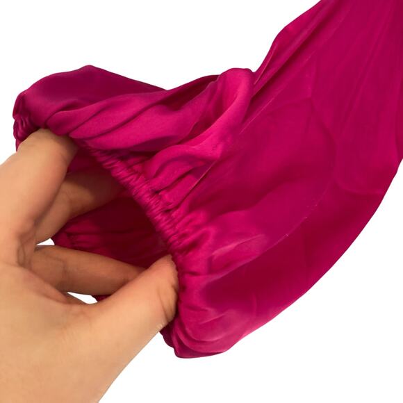 NWT Retro Cache Fushia Pink Split Sleeve Shift Knee Length Glam Dress Size 12 - Picture 10 of 15